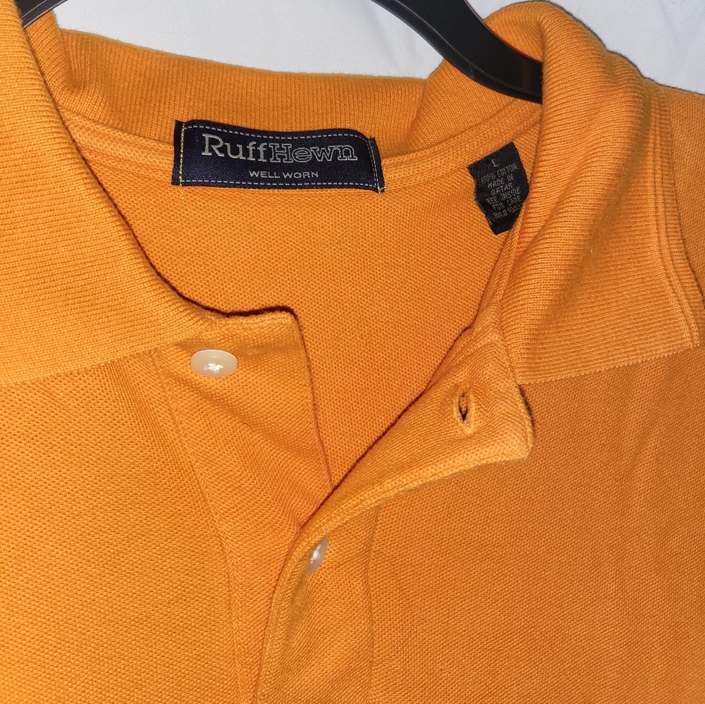 Orange Buttoned Collar Shirt - image 3